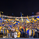 Fans of UANL Tigres cheer the team during the 8th round match between UANL and Pumas UNAM as part of the Torneo Clausura 2020 Liga MX at Universitario Stadium.